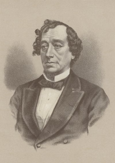 Benjamin Disraeli, 1er comte de Beaconsfield, Premier ministre britannique 1868 et 1874-1880 - English School